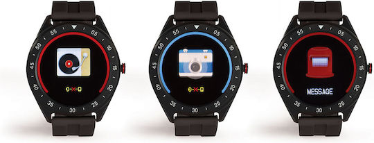 Livoo TEC610 Aluminium Waterproof Smartwatch with Heart Rate Monitor (Black) view 5