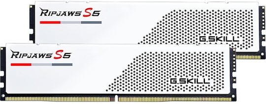 G.Skill Ripjaws S5 DDR5 32GB RAM with 2x16GB Modules and Speed 5600 for Desktop F5-5600J3636C16GX2-RS5W vue 2