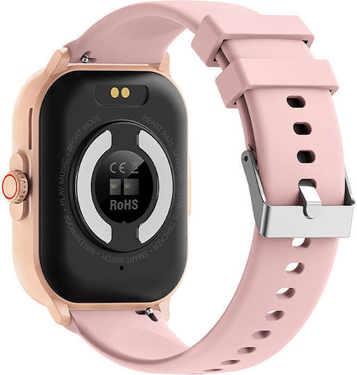 Colmi C63 Aluminium Smartwatch with Heart Rate Monitor (Pink) view 3