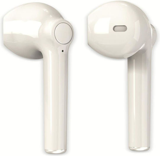 Denver TWE-39 In-ear Bluetooth Handsfree Earphones with Charging Case White view 3