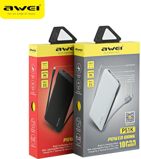 P510K Power Bank 10000mAh with USB-A Port Black view 4