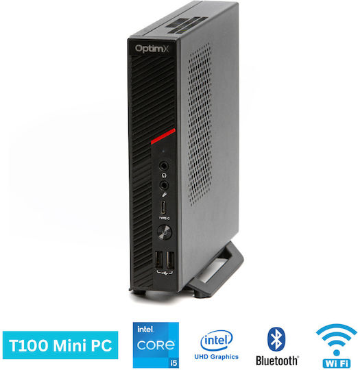 OptimX T100 - H610 Mini PC (Core i5-13400/8GB DDR4/256GB SSD/No OS) view 1