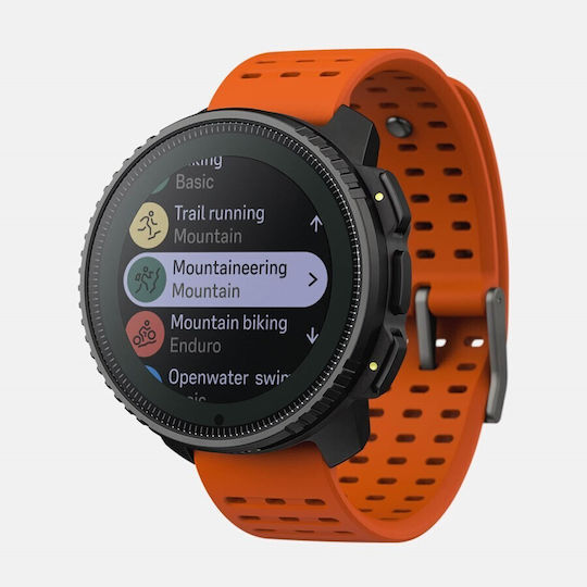 Suunto Vertical Solar Stainless Steel 49mm Waterproof Smartwatch with Heart Rate Monitor (Canyon) view 2
