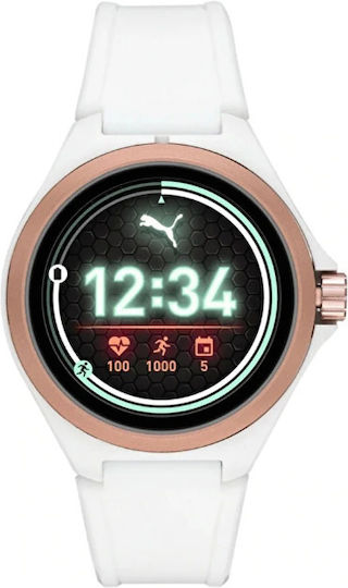 Puma PT9102 48mm Waterproof Smartwatch (White) view 1