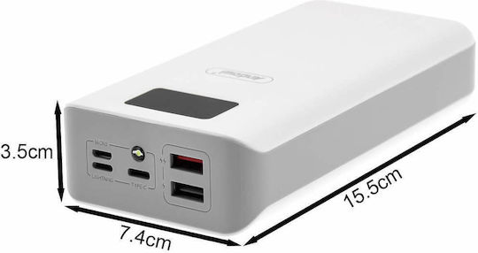 Andowl Q-cd701 Power Bank 40000mAh White view 3