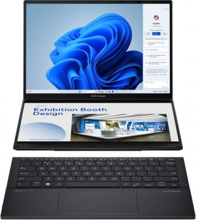 Asus ZenBook Duo 14 OLED UX8406MA-PZ043X 14" 120Hz (Ultra 9-185H/32GB/2TB SSD/W11 Pro) Inkwell Gray (US Keyboard)