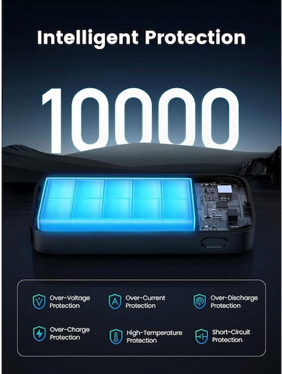 Ugreen PB502 Power Bank 10000mAh 30W with USB-A Port and USB-C Port Power Delivery / Quick Charge 3.0 Gray view 8