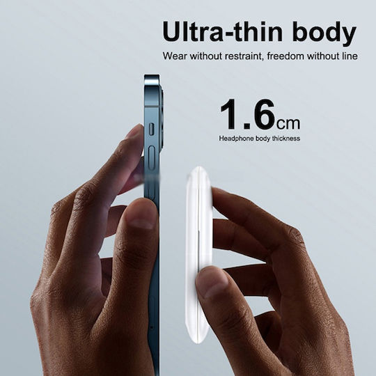 WK V10 In-ear Bluetooth Handsfree Earphones with Charging Case White view 4