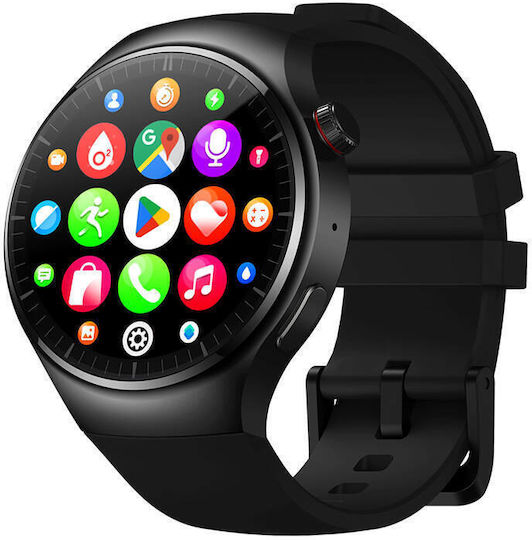 Zeblaze Thor Ultra Smartwatch with SIM and Heart Rate Monitor (Black)