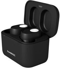 Soundmagic T60BT In-ear Bluetooth Handsfree Earphones with Charging Case Black