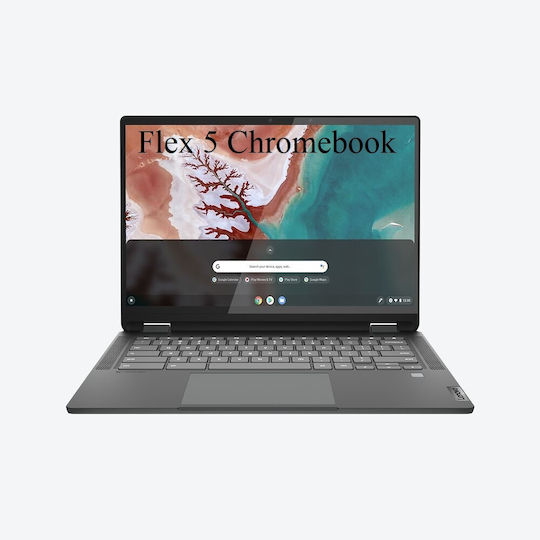 Lenovo IP Flex 5 Chrome 14IAU7 14" IPS Touchscreen (i5-1235U/8GB/512GB SSD/Chrome OS) Storm Grey (DE Keyboard)