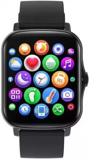 Fontastic Fontafit 480CH Smartwatch with Heart Rate Monitor (Talis Black) view 3