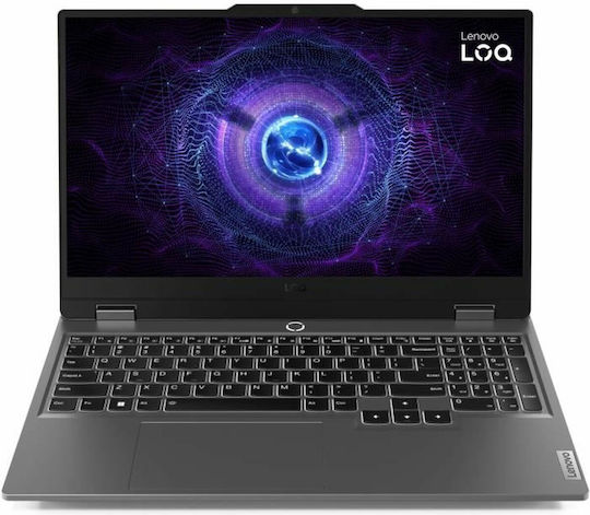 Lenovo LOQ 15IAX9 15.6" IPS FHD 144Hz (i5-12450HX/24GB/512GB SSD/GeForce RTX 4050/No OS) Luna Grey (FR Keyboard) view 1