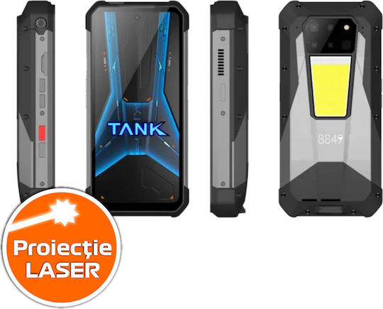 Unihertz Tank 3 Pro 5G Dual SIM (16GB/512GB) Durable Smartphone Black view 7
