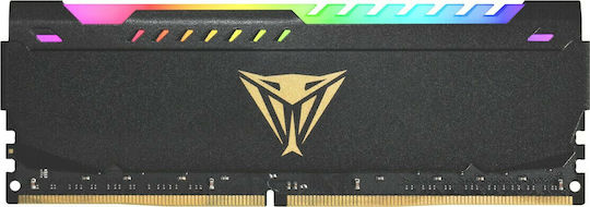 Patriot Viper Steel RGB DDR4 with Module 1x8GB and Speed 3600 for Desktop PVSR48G360C0