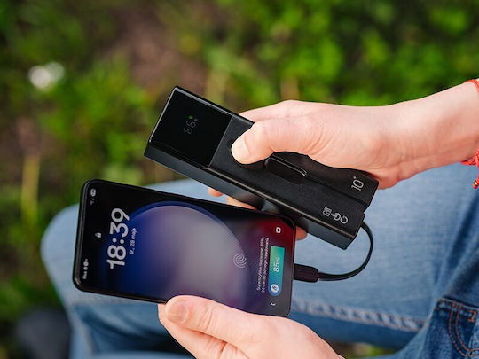 Tracer Power Bank 10000mAh 100W with USB-A Port and USB-C Port Black view 4