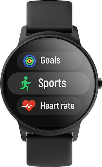 Forever Forevive 2 SB-330 Smartwatch with Heart Rate Monitor (Black) view 7