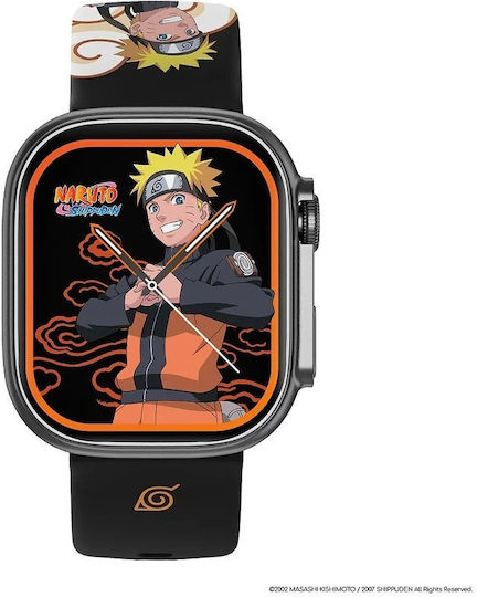 Abyx Fit Touch 5 Smartwatch with Heart Rate Monitor (Naruto Uzumaki Space Gray) view 2