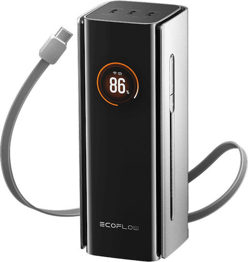 EcoFlow RAPID Pro Power Bank 20000mAh 230W with 3 USB-C Ports Black