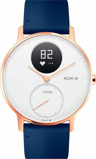 Nokia Steel HR Stainless Steel 36mm Smartwatch (Blue) view 1