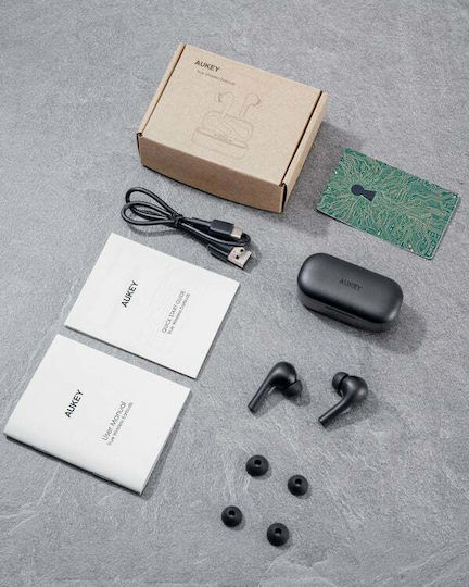 Aukey EP-T21S Move Compact II In-ear Bluetooth Handsfree Earphones with Sweat Resistance and Charging Case Black view 6