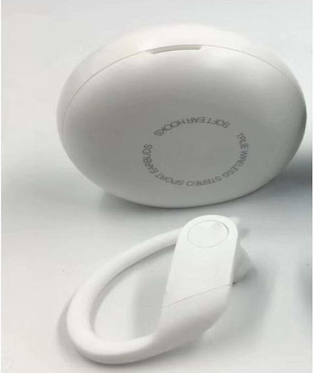 A15 Earbud Bluetooth Handsfree Earphone with Charging Case White view 2