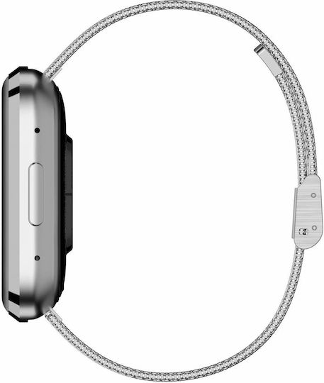 Garett GRC STYLE Smartwatch with Heart Rate Monitor (Silver Steel) view 3