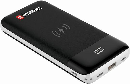 Swissten All in one Power Bank 10000mAh 10W with USB-A Port Quick Charge 3.0 Black