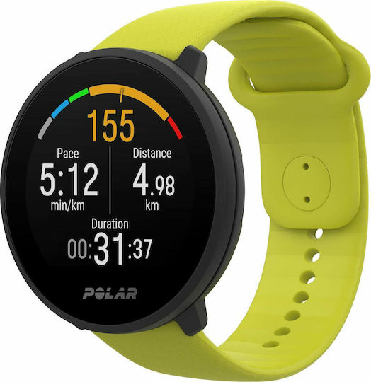 Polar Unite Waterproof Smartwatch with Heart Rate Monitor (Yellow) view 5