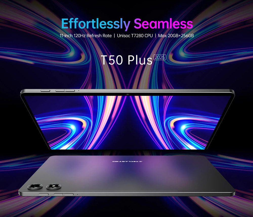 Teclast T50 Plus 2025 4G 11Inches Tablet (8GB/256GB) Gray view 2