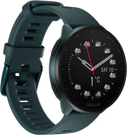 Polar Pacer 45mm Smartwatch with Heart Rate Monitor (Deep Teal) view 2