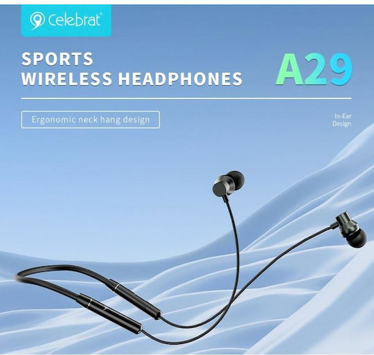 Celebrat A29 In-ear Bluetooth Handsfree Earphones Black view 5