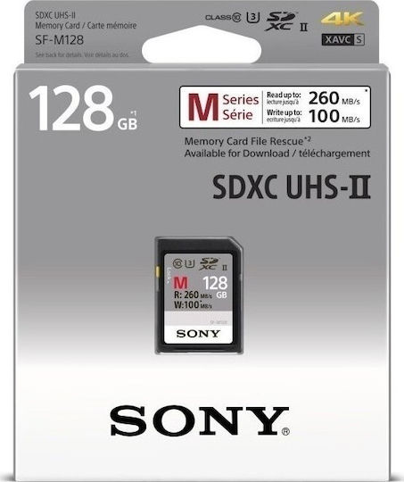 Sony Sf-m SDXC 128GB Class 10 U3 V60 UHS-II view 2