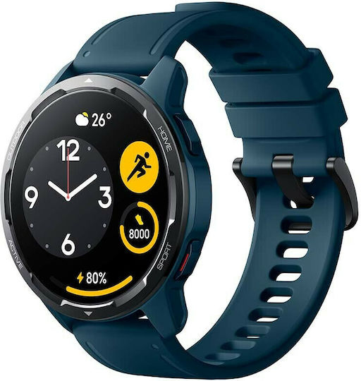 Xiaomi Watch S1 Active 47mm Waterproof with Heart Rate Monitor (Ocean Blue) view 2