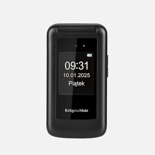 Kruger & Matz Simple 931 4G Dual SIM Mobile with Large Buttons Black view 3