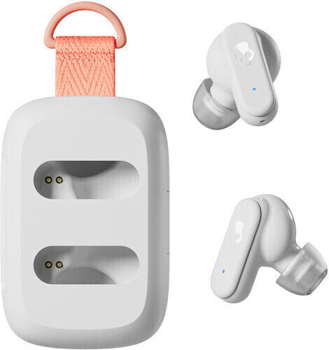 Skullcandy Dime 3 In-ear Bluetooth Handsfree Earphones with Sweat Resistance and Charging Case White vista 4