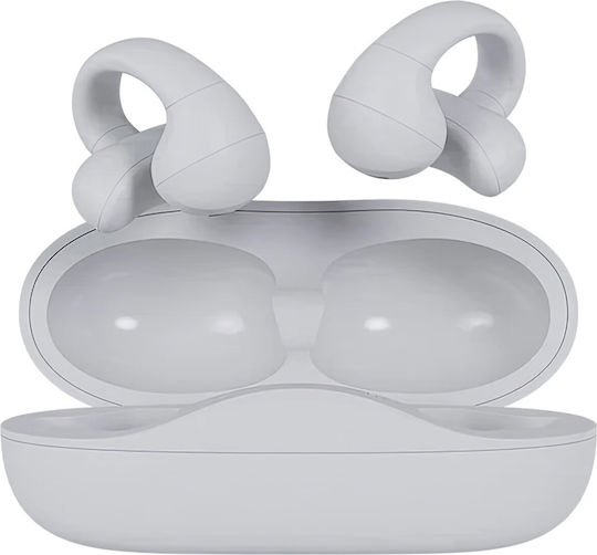 Happy Plugs Clip In-ear Bluetooth Handsfree Earphones White view 1