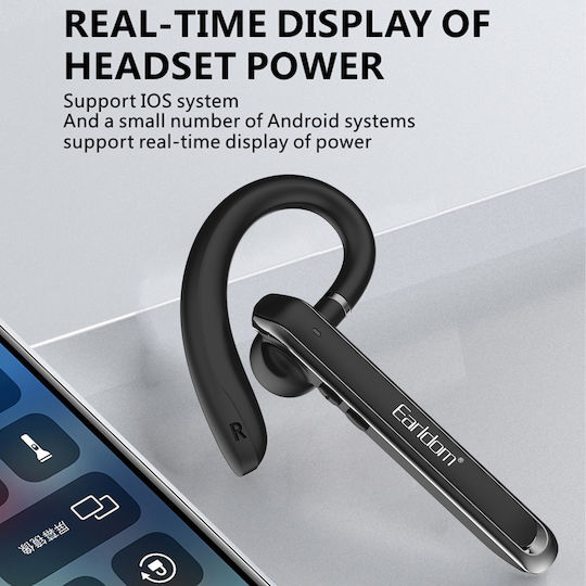 Earldom ET-BH65 In-ear Bluetooth Handsfree Earphone Black view 3