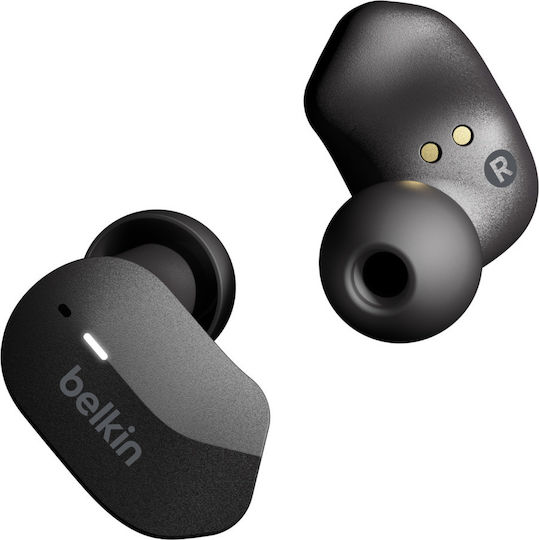 Belkin Soundform In-ear Bluetooth Handsfree Earphones with Sweat Resistance and Charging Case Black view 1