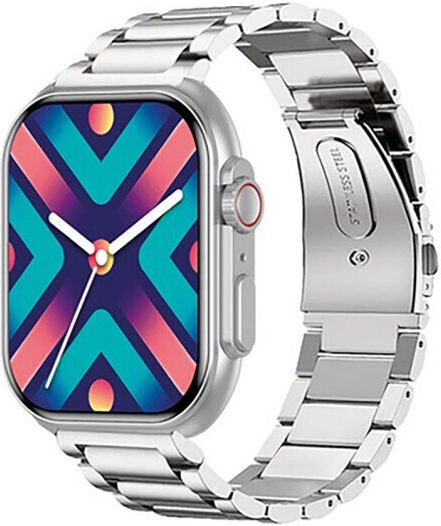 Smarty2.0 Stainless Steel Smartwatch (Silver) view 1