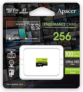 Apacer microSDXC 256GB U3 V30 A1 UHS-I with Adapter