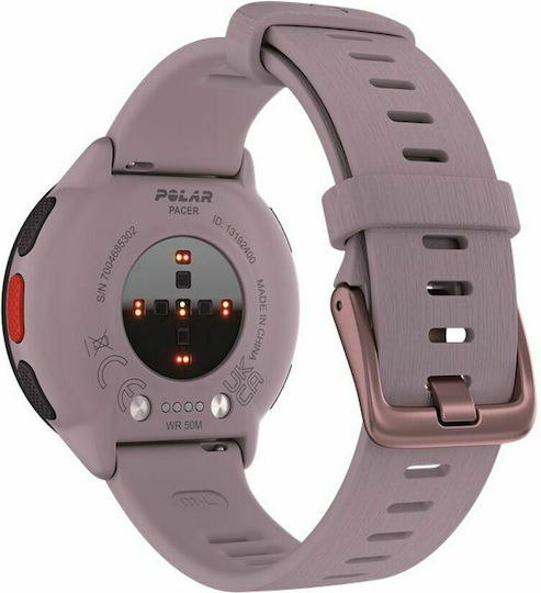 Polar Pacer 45mm Smartwatch with Heart Rate Monitor (Purple Dusk) view 3