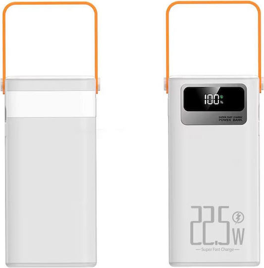 Andowl Q-XD7 Power Bank 26000mAh 22.5W with 4 USB-A Ports and 3 USB-C Ports White view 3