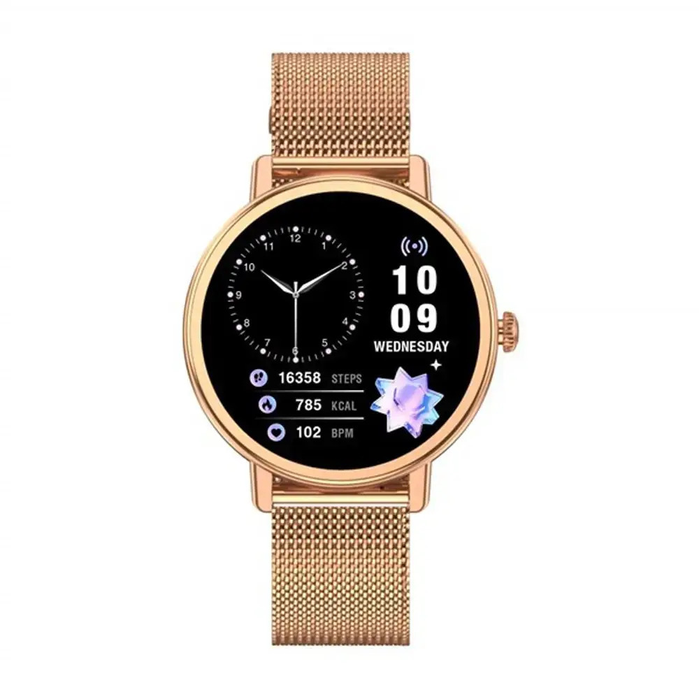 BlackView X30 46mm Smartwatch with Heart Rate Monitor Gold view 2