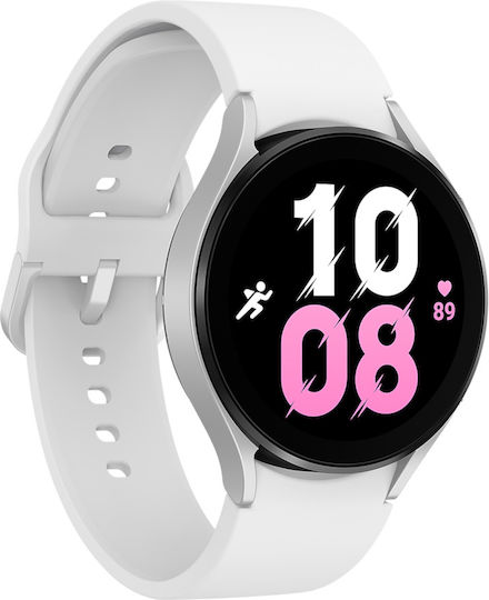 Samsung Galaxy Watch5 Aluminium 44mm Waterproof with Heart Rate Monitor (Silver) view 3