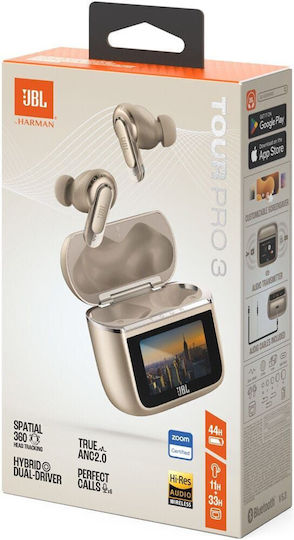JBL Tour Pro 3 In-ear Bluetooth Handsfree Earphones with Charging Case Latte view 5