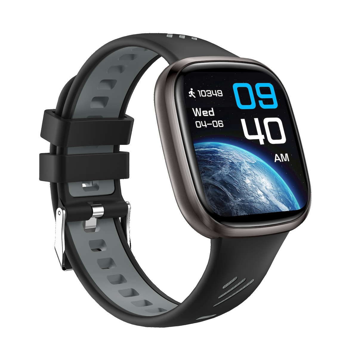 36mm Smartwatch With Heart Rate Monitor Black vue 3