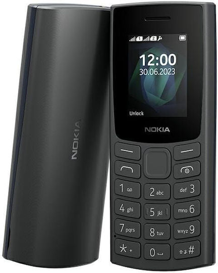 Nokia 105 4G Dual SIM Mobile with Buttons (English Menu) Black view 5