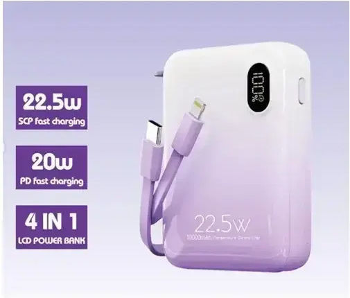 Moxom Mx-pb117 Power Bank 10000mAh 22.5W Purple view 2