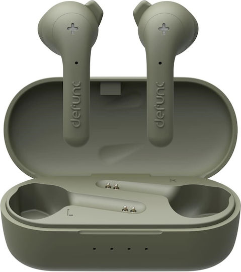 Defunc True Basic In-ear Bluetooth Handsfree Earphones with Charging Case Green view 1